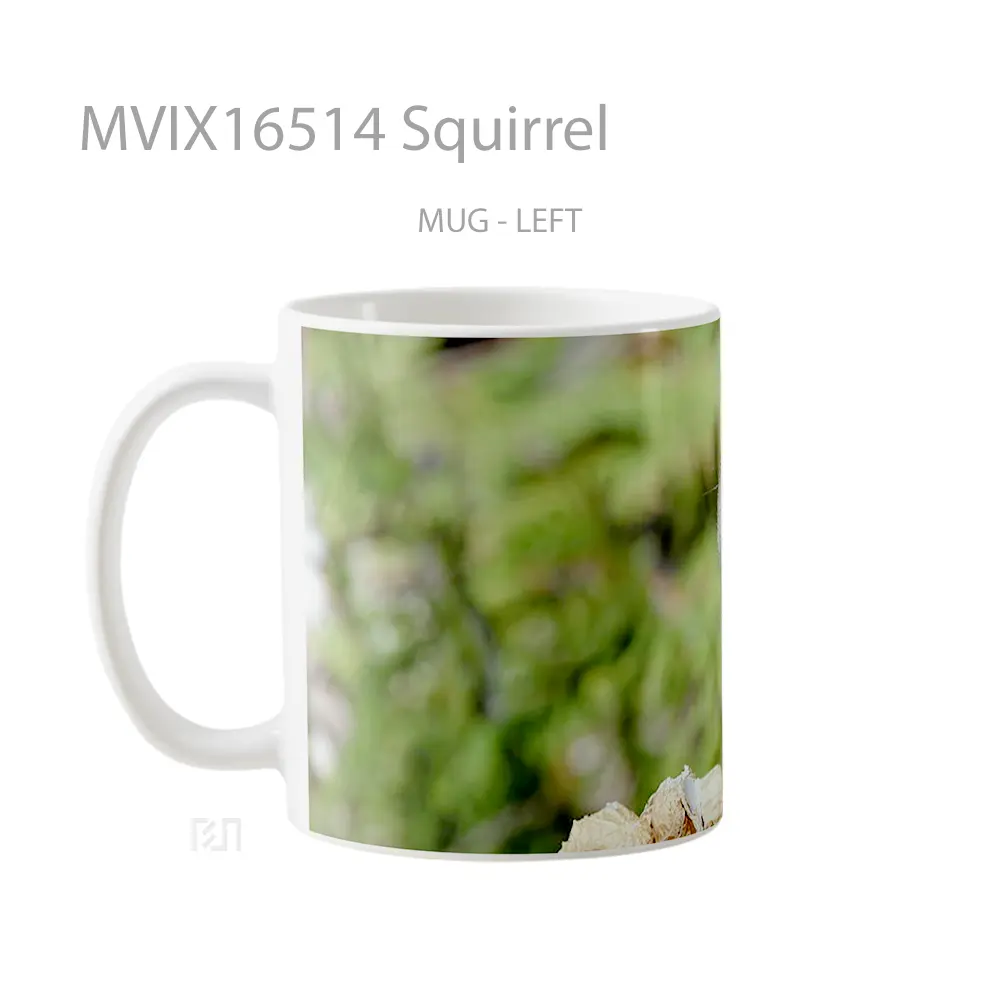 Mug Squirrel Full Wrap Lanscape - All-side / Desain