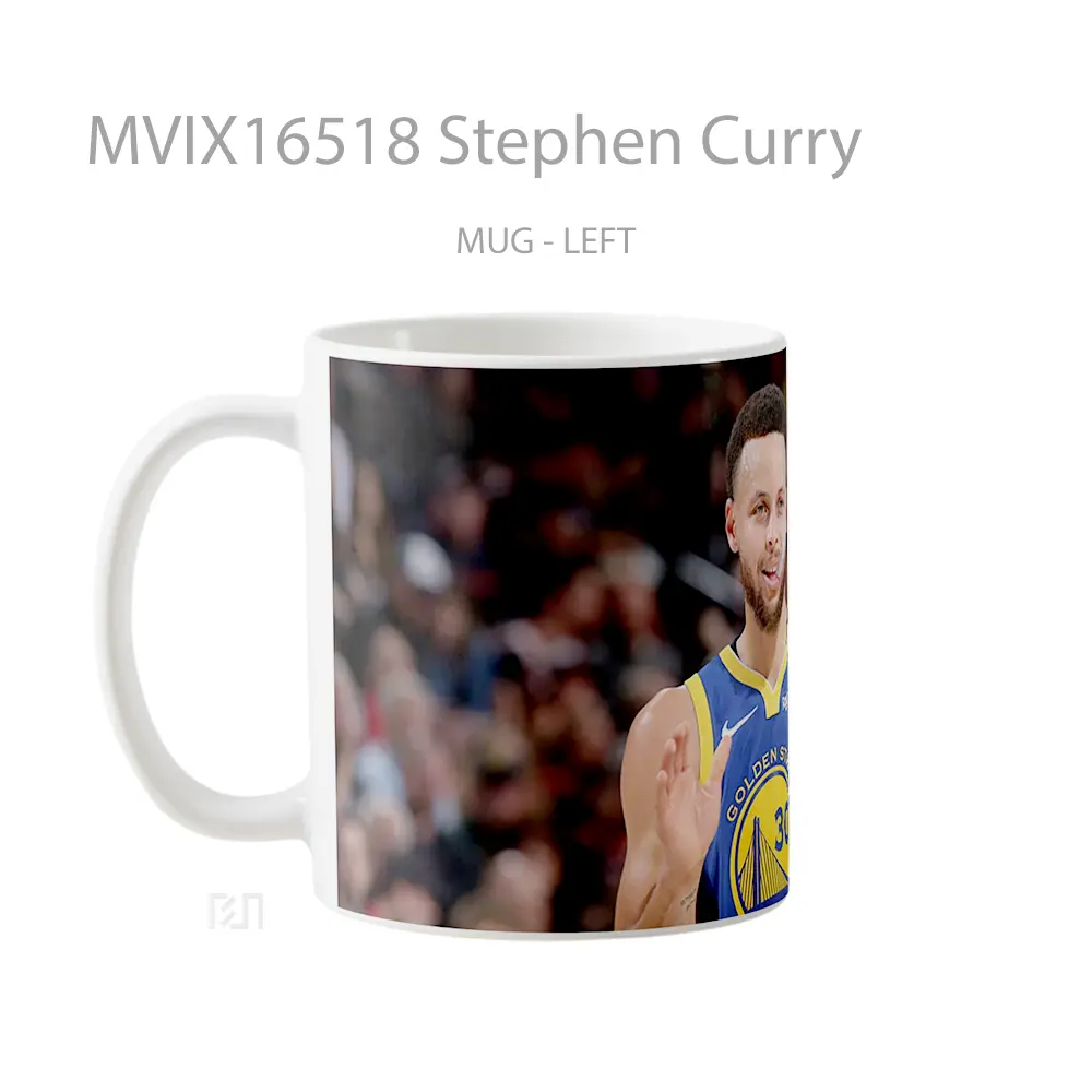 Mug Stephen Curry Full Wrap Lanscape - All-side / Desain