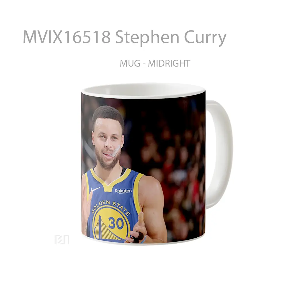 Mug Stephen Curry Full Wrap Lanscape - All-side / Desain
