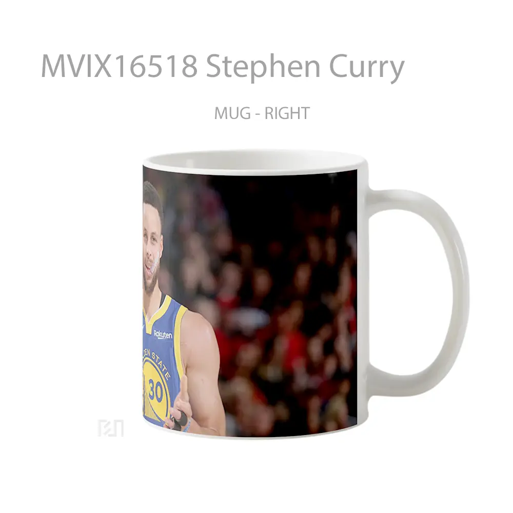 Mug Stephen Curry Full Wrap Lanscape - All-side / Desain