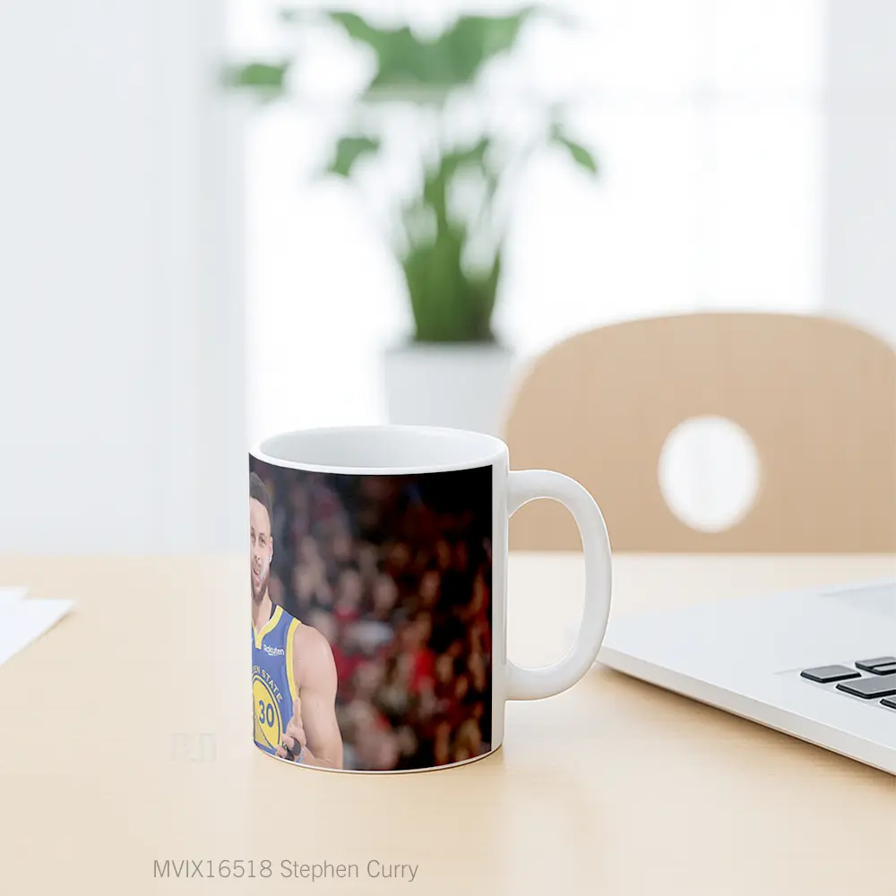 Mug Stephen Curry Full Wrap Lanscape - All-side / Desain
