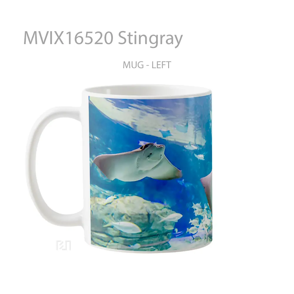 Mug Stingray Full Wrap Lanscape - All-side / Desain