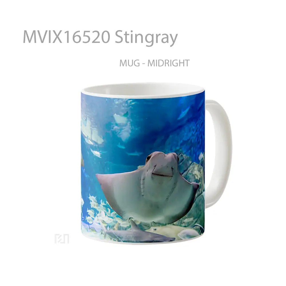 Mug Stingray Full Wrap Lanscape - All-side / Desain