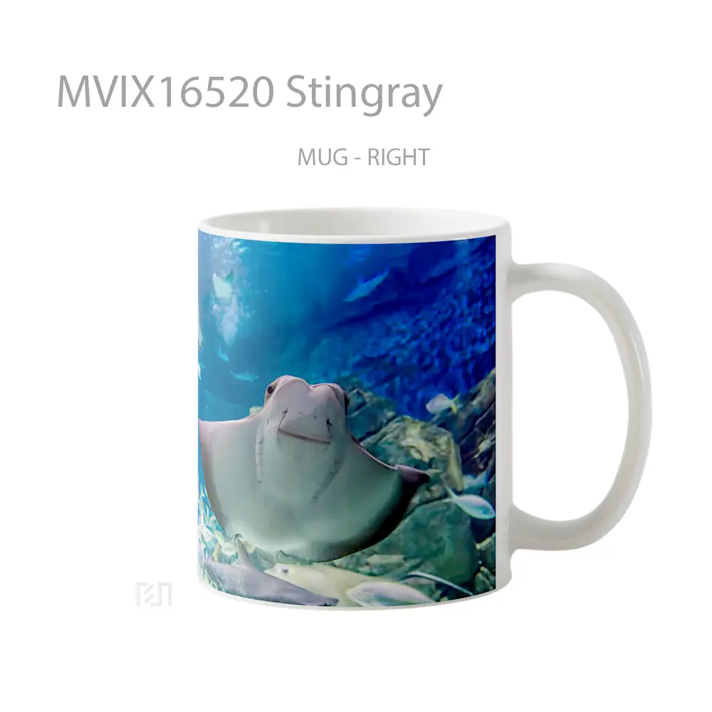 Mug Stingray Full Wrap Lanscape - All-side / Desain