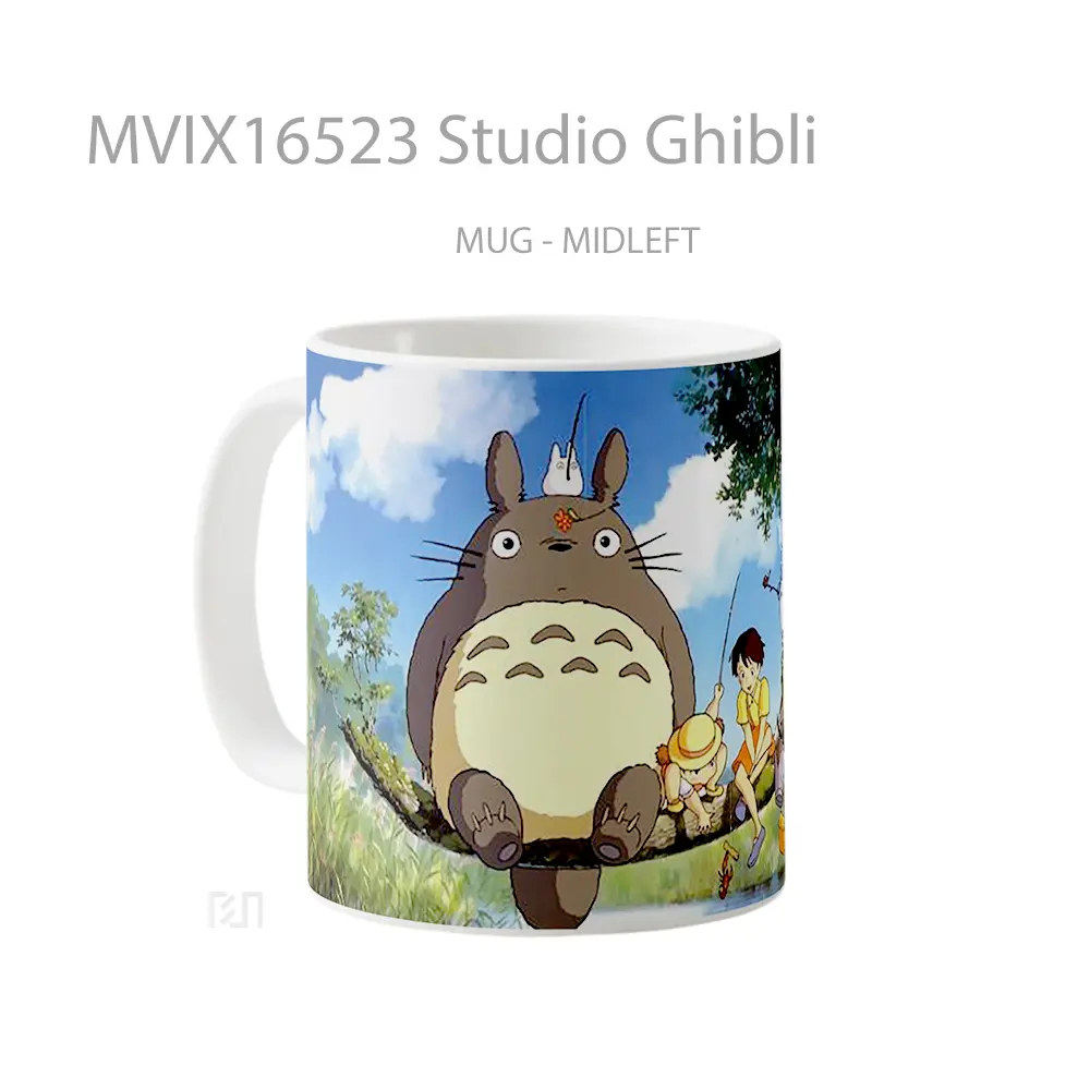 Mug Studio Ghibli Full Wrap Lanscape - All-side / Desain