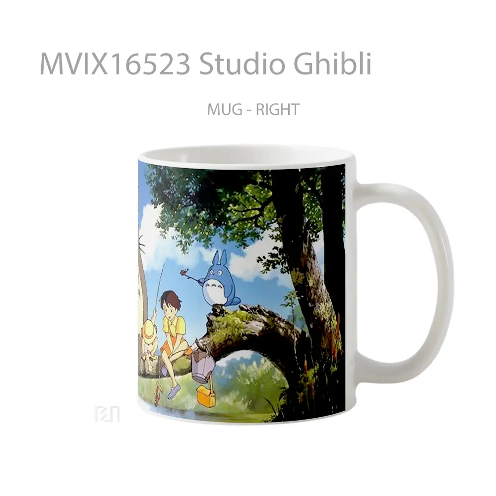 Mug Studio Ghibli Full Wrap Lanscape - All-side / Desain
