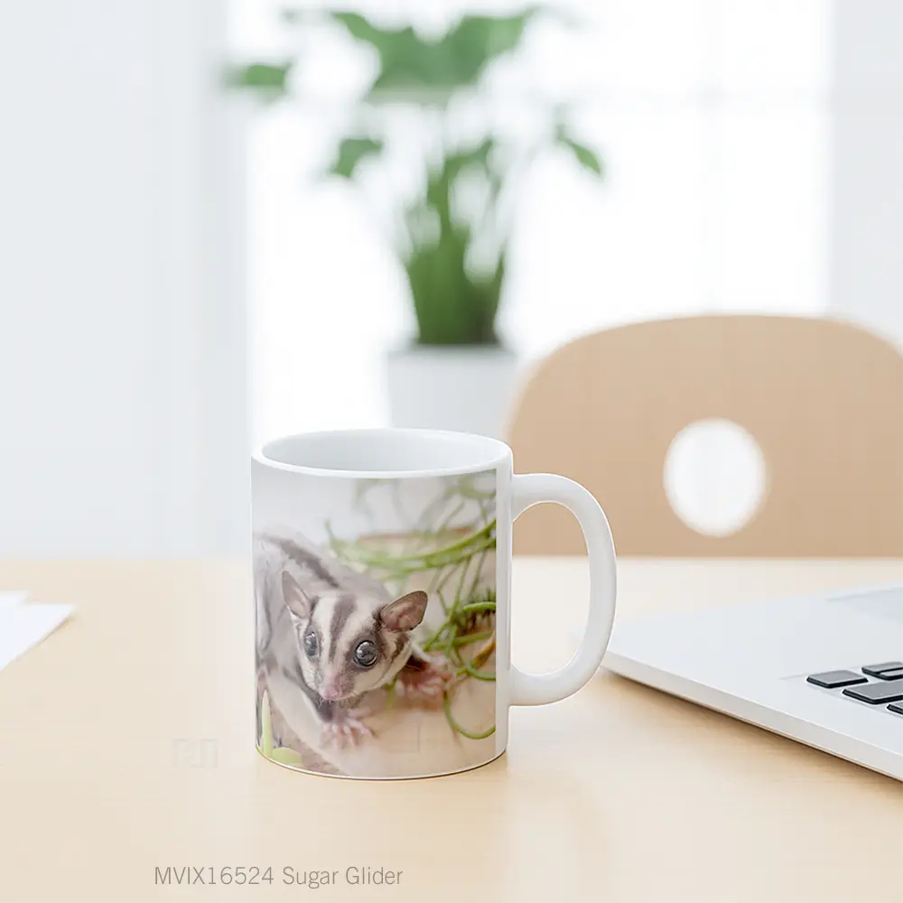 Mug Sugar Glider Full Wrap Lanscape - All-side / Desain