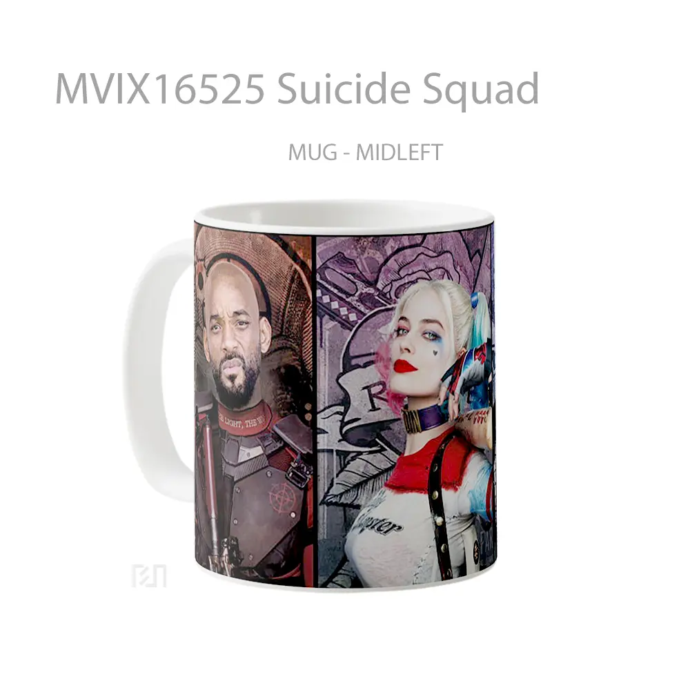 Mug Suicide Squad Full Wrap Lanscape - All-side / Desain