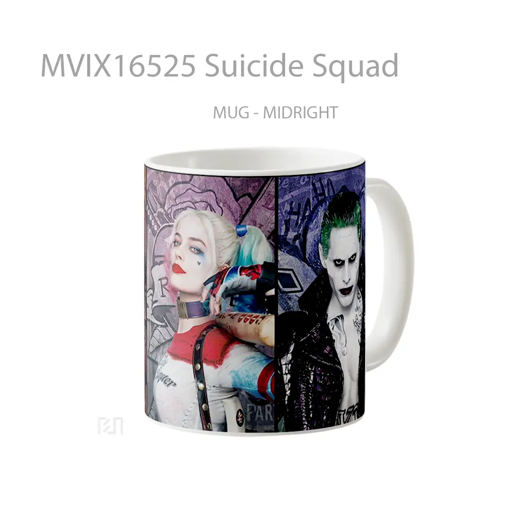 Mug Suicide Squad Full Wrap Lanscape - All-side / Desain