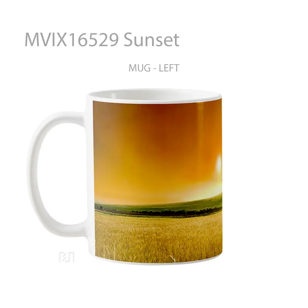 Mug Sunset Full Wrap Lanscape - All-side / Desain