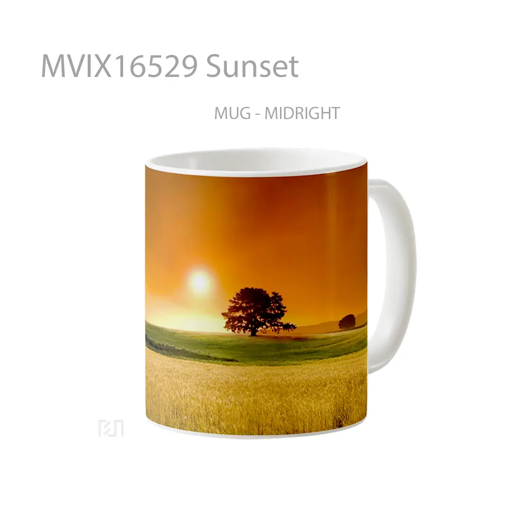 Mug Sunset Full Wrap Lanscape - All-side / Desain