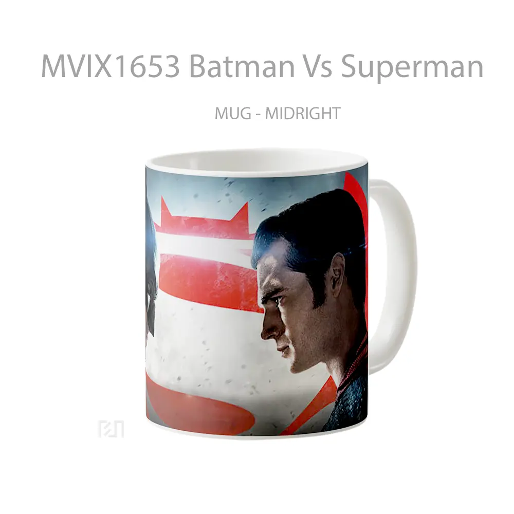 Mug Batman Vs Superman Full Wrap Lanscape - All-side / Desain