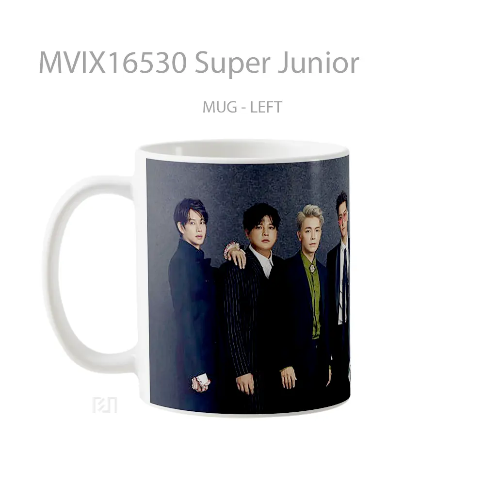 Mug Super Junior Full Wrap Lanscape - All-side / Desain