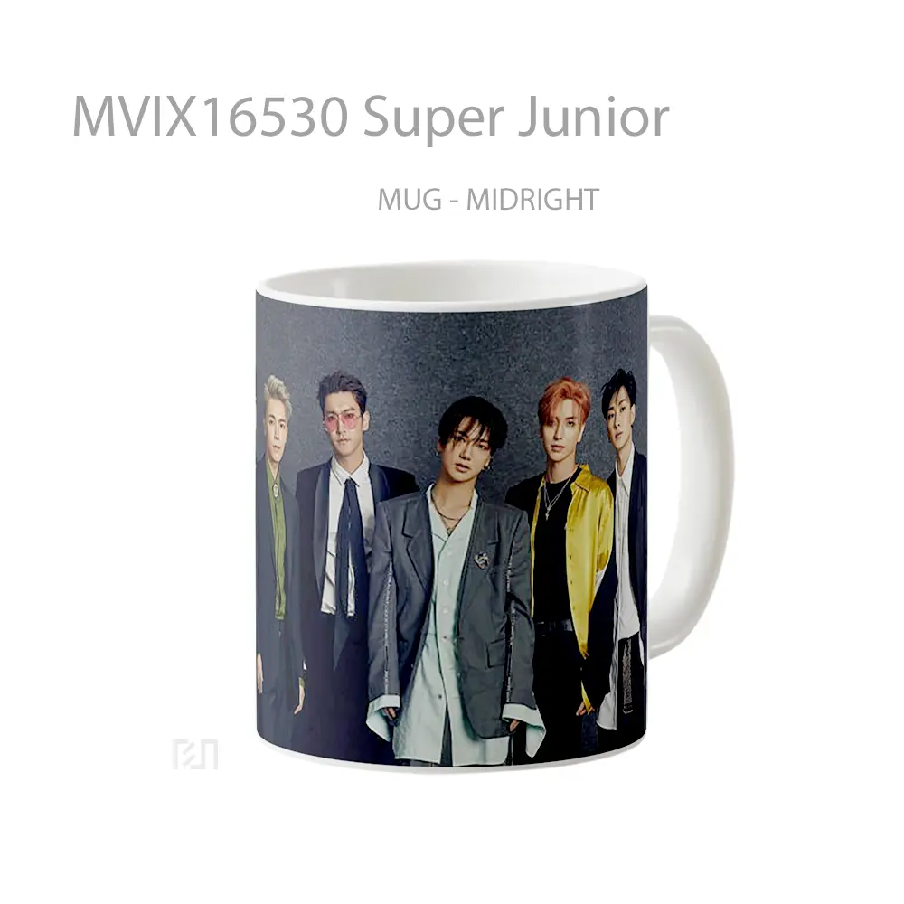 Mug Super Junior Full Wrap Lanscape - All-side / Desain