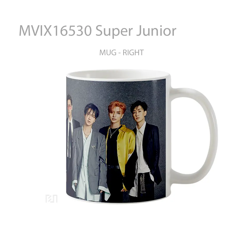 Mug Super Junior Full Wrap Lanscape - All-side / Desain