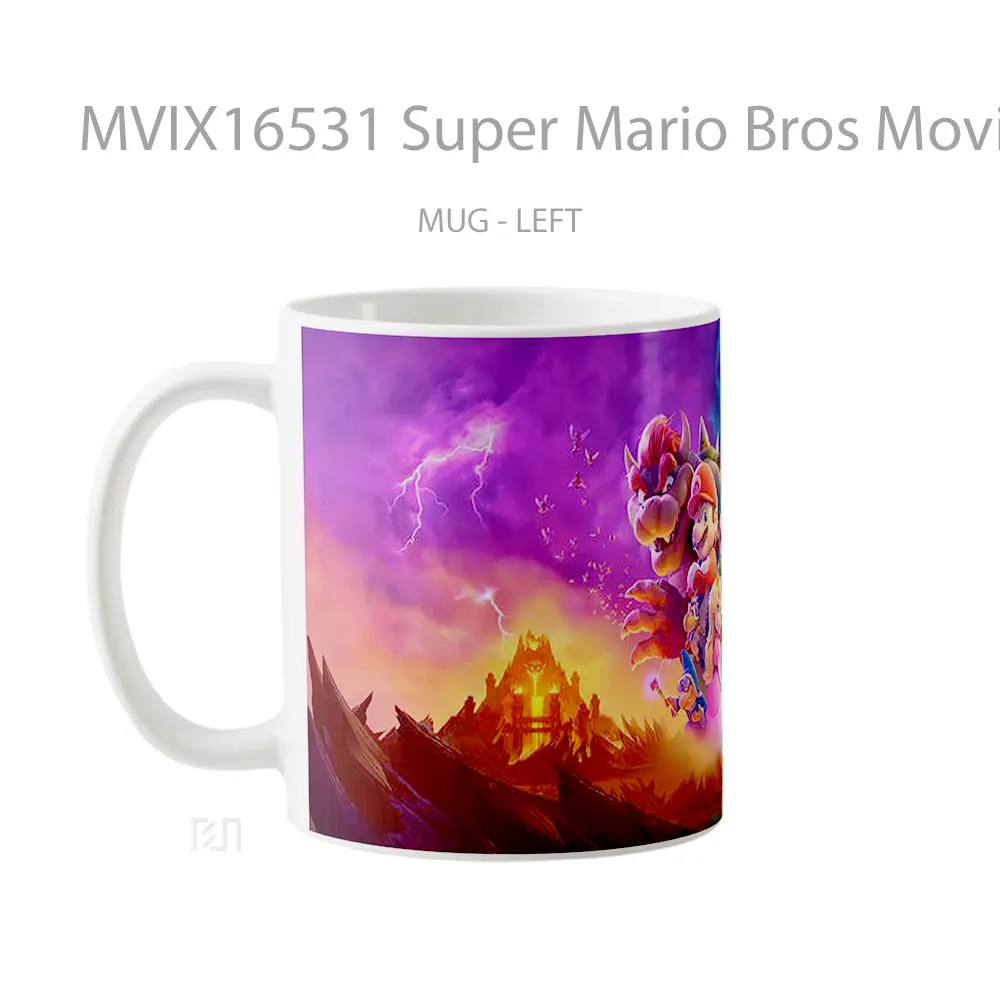 Mug Super Mario Bros Movie Full Wrap Lanscape - All-side / Desain