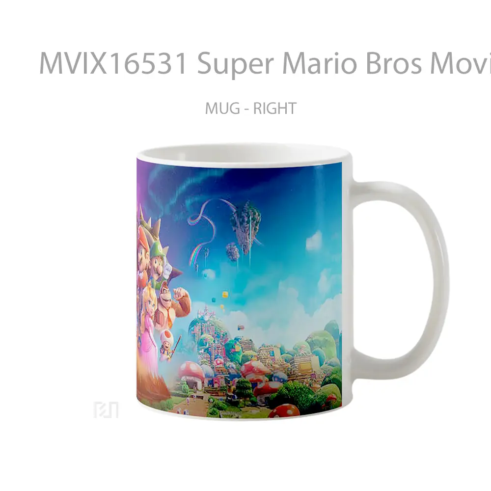 Mug Super Mario Bros Movie Full Wrap Lanscape - All-side / Desain