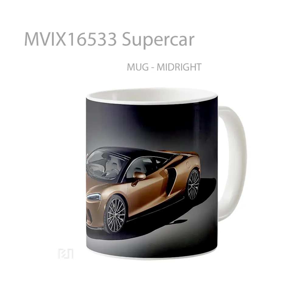 Mug Supercar Full Wrap Lanscape - All-side / Desain