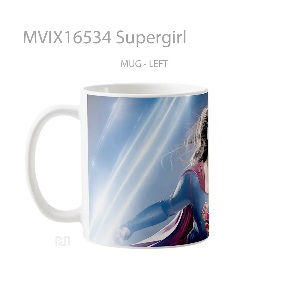 Mug Supergirl Full Wrap Lanscape - All-side / Desain