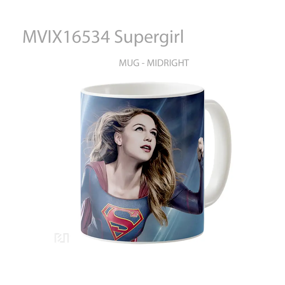 Mug Supergirl Full Wrap Lanscape - All-side / Desain