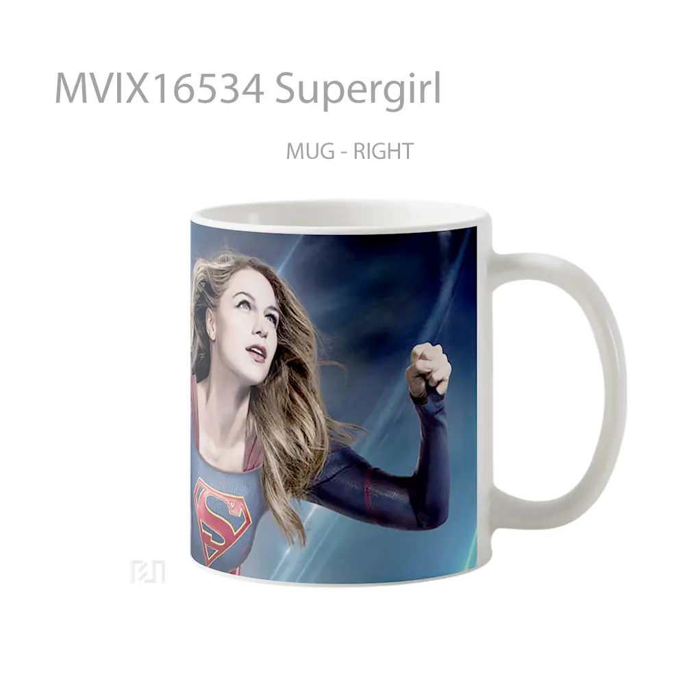Mug Supergirl Full Wrap Lanscape - All-side / Desain