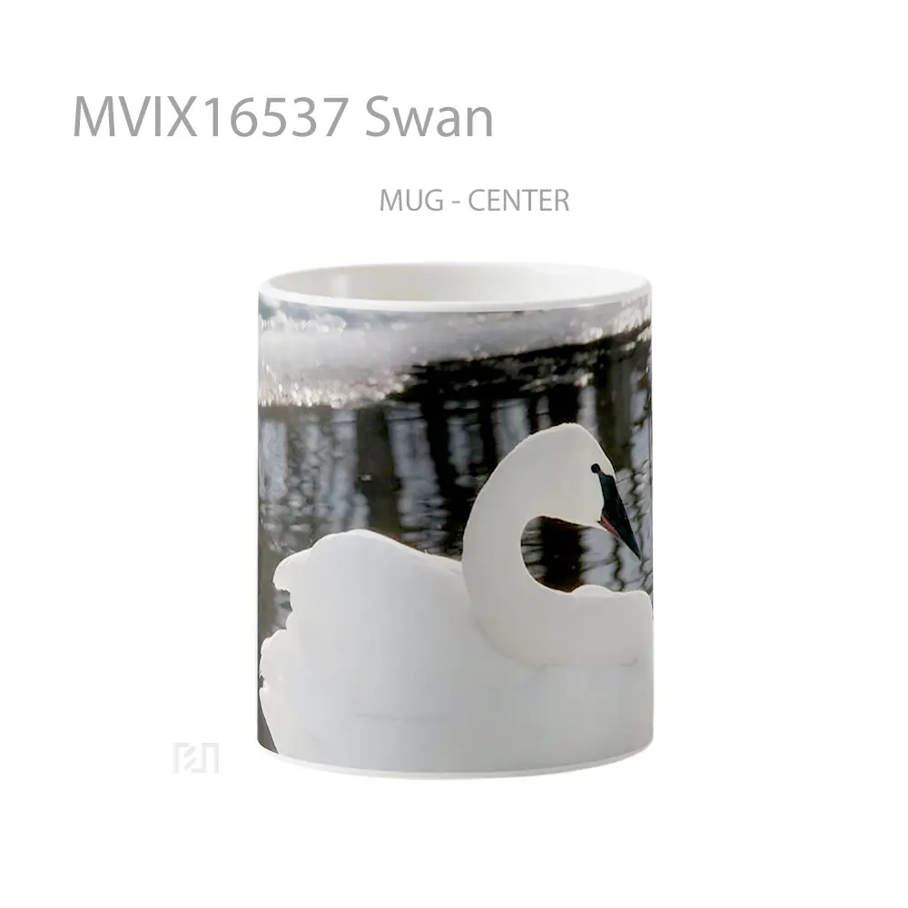 Mug Swan Full Wrap Lanscape