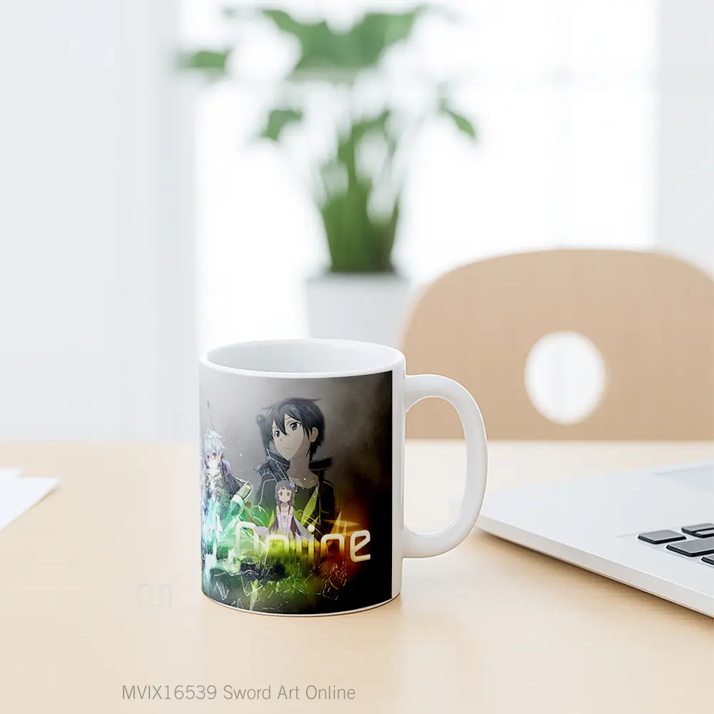 Mug Sword Art Online Full Wrap Lanscape - All-side / Desain