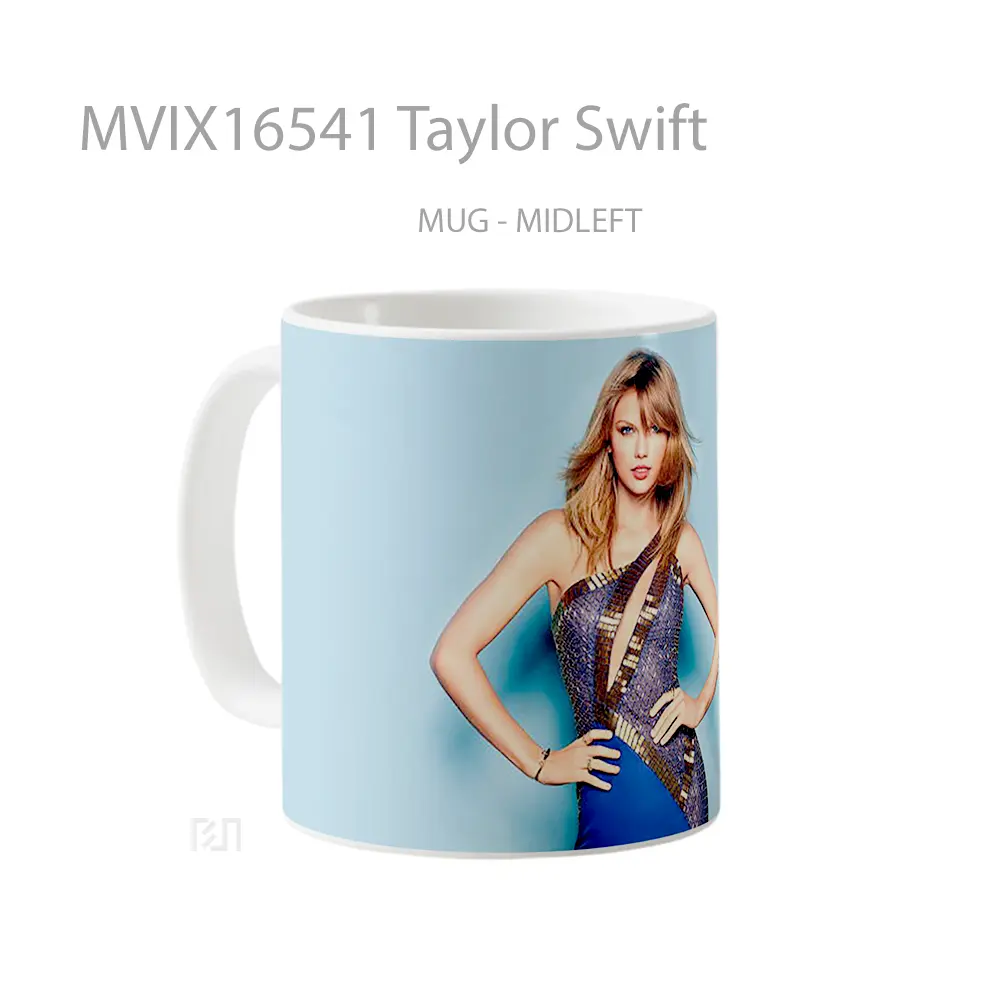 Mug Taylor Swift Full Wrap Lanscape - All-side / Desain