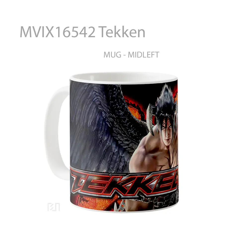 Mug Tekken Full Wrap Lanscape - All-side / Desain