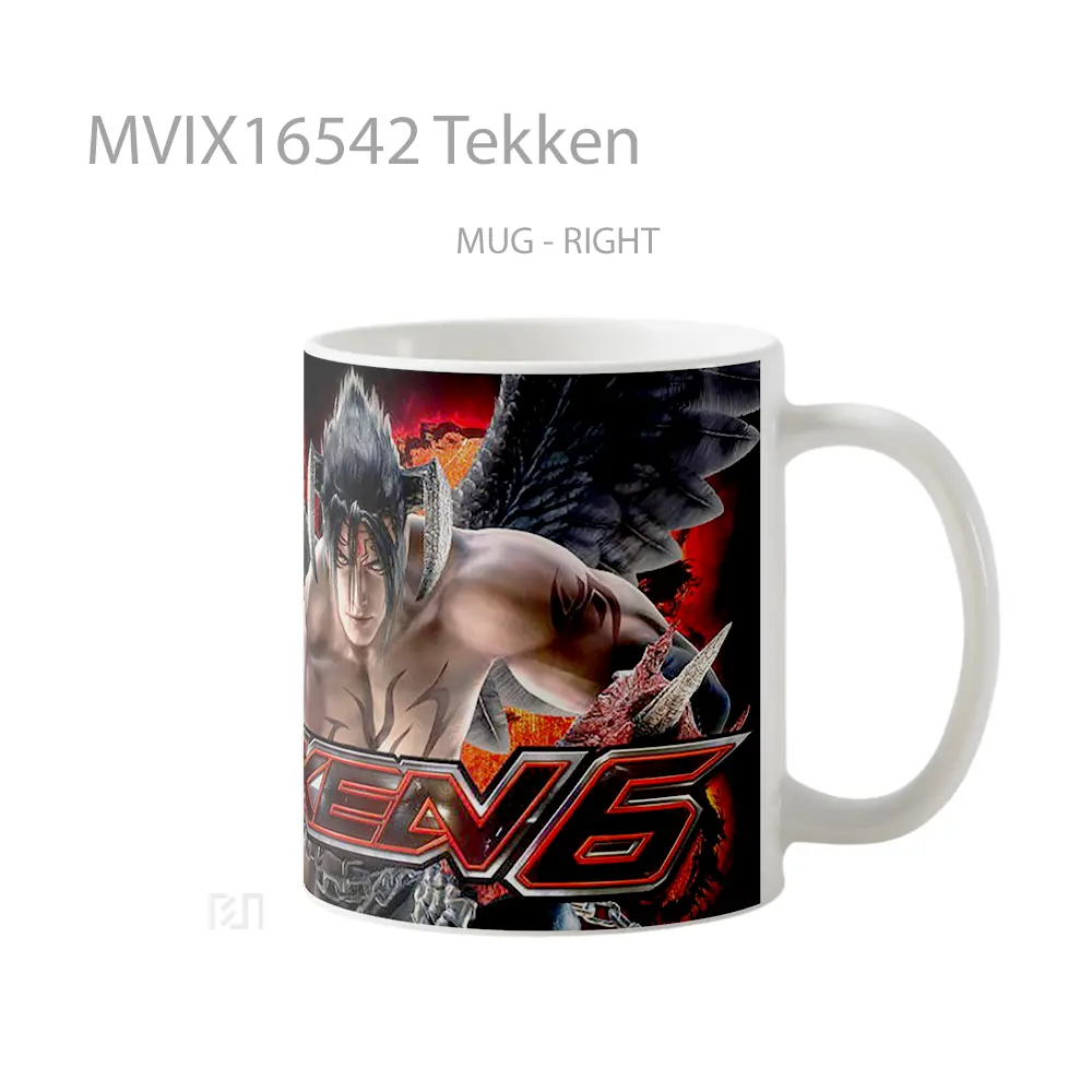 Mug Tekken Full Wrap Lanscape - All-side / Desain