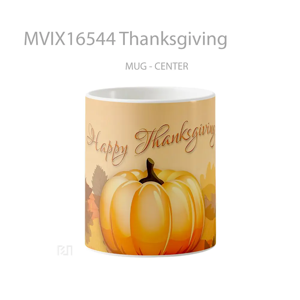 Mug Thanksgiving Full Wrap Lanscape
