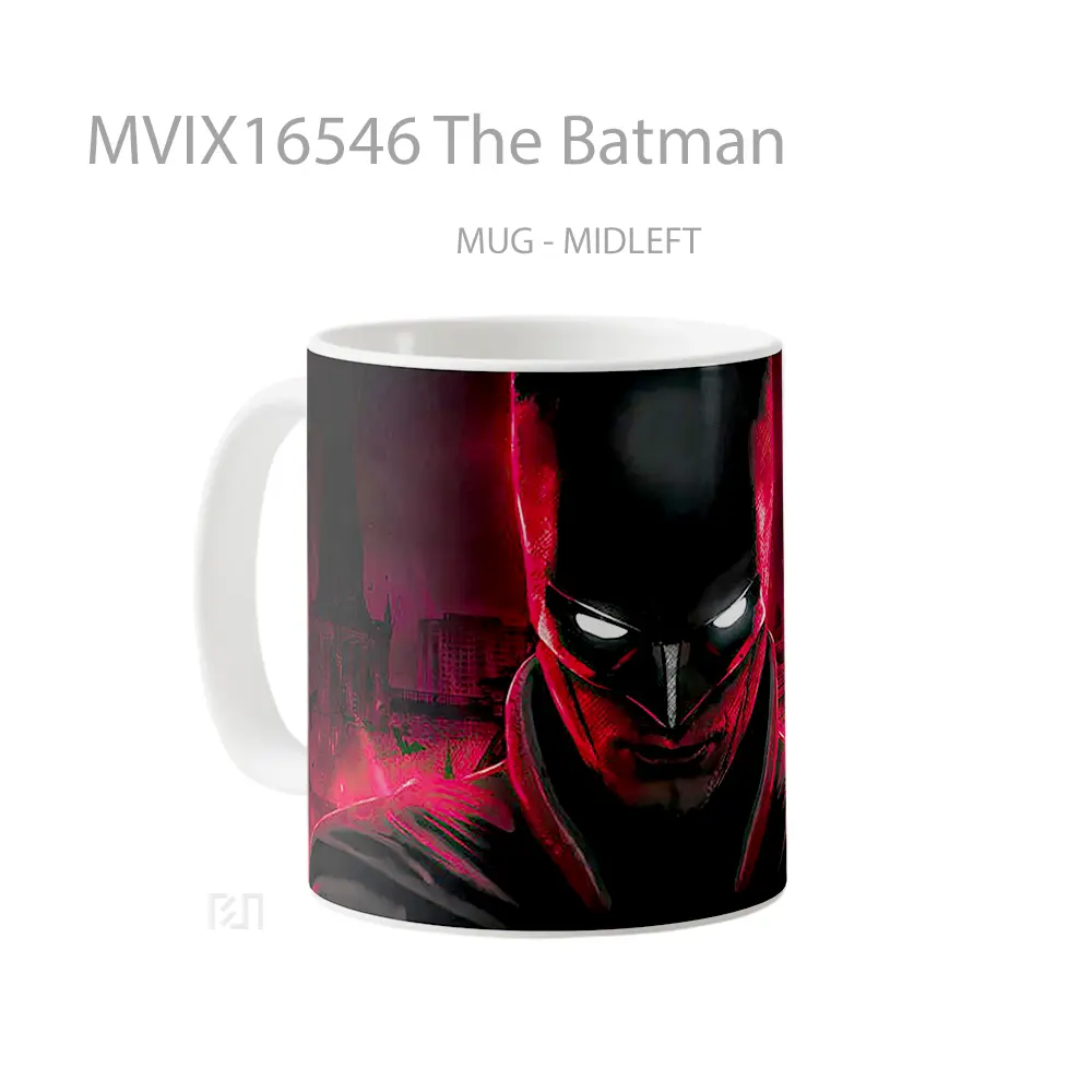 Mug The Batman Full Wrap Lanscape - All-side / Desain