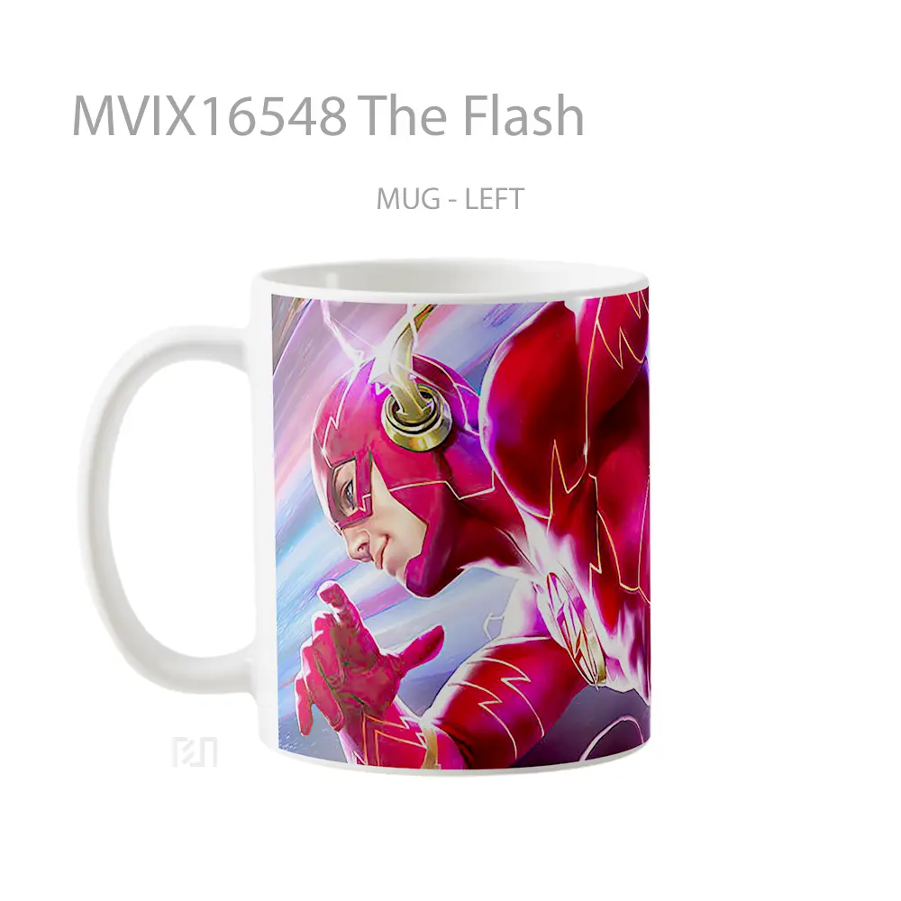 Mug The Flash Full Wrap Lanscape - All-side / Desain