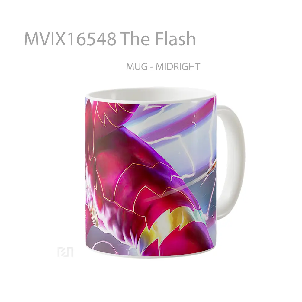 Mug The Flash Full Wrap Lanscape - All-side / Desain
