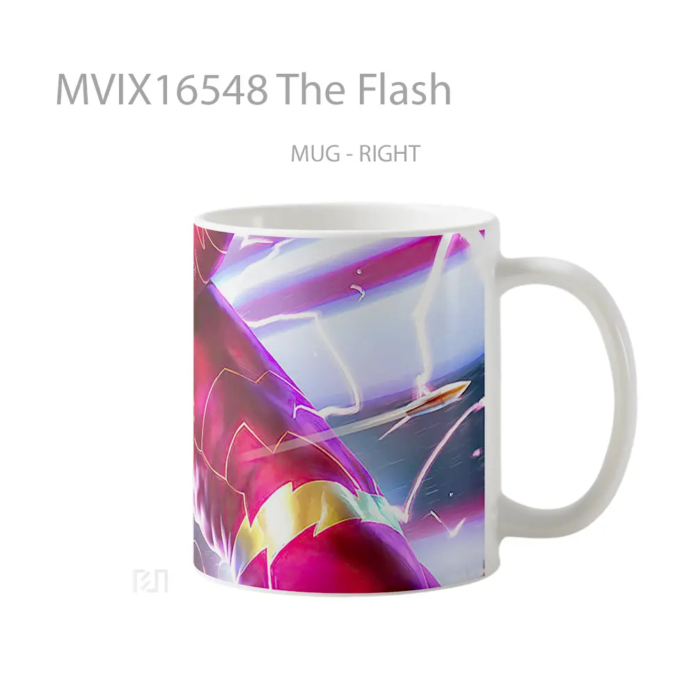 Mug The Flash Full Wrap Lanscape - All-side / Desain