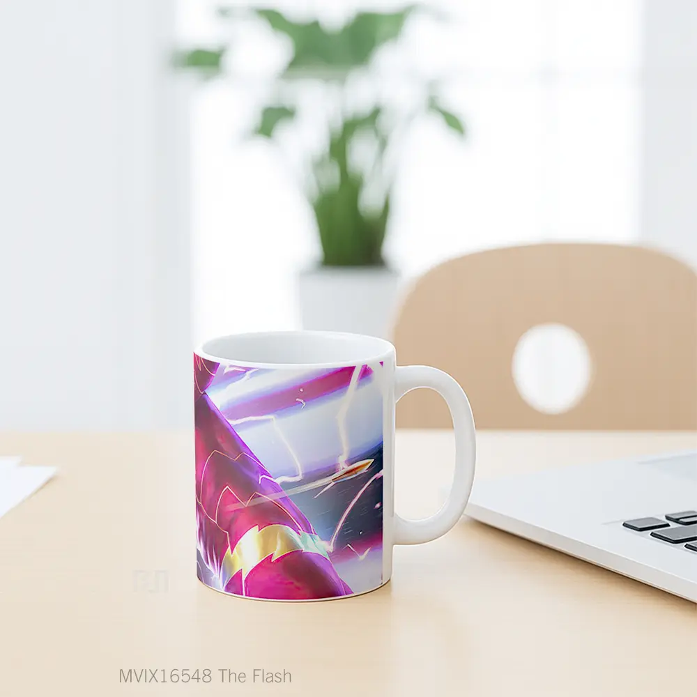 Mug The Flash Full Wrap Lanscape - All-side / Desain