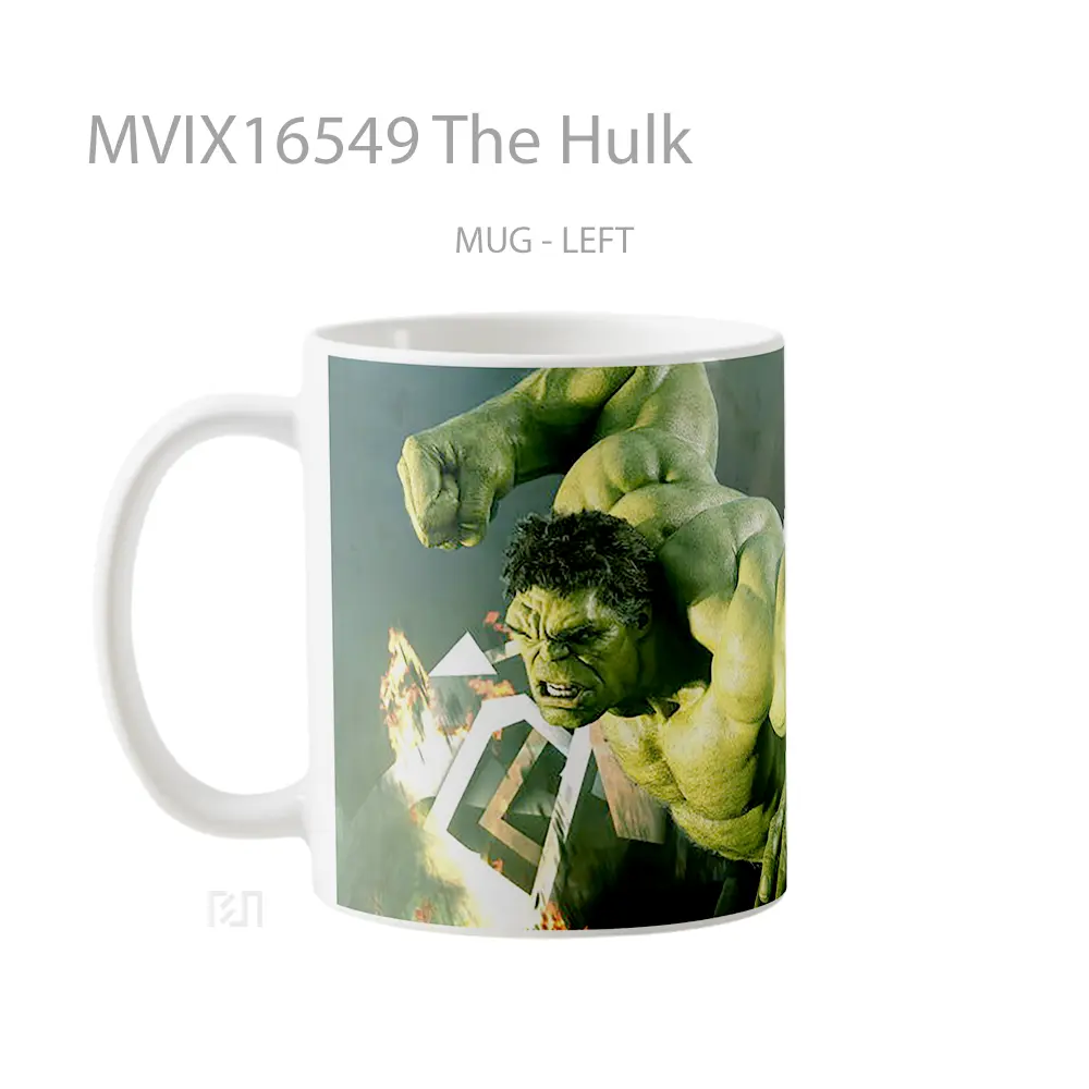 Mug The Hulk Full Wrap Lanscape - All-side / Desain