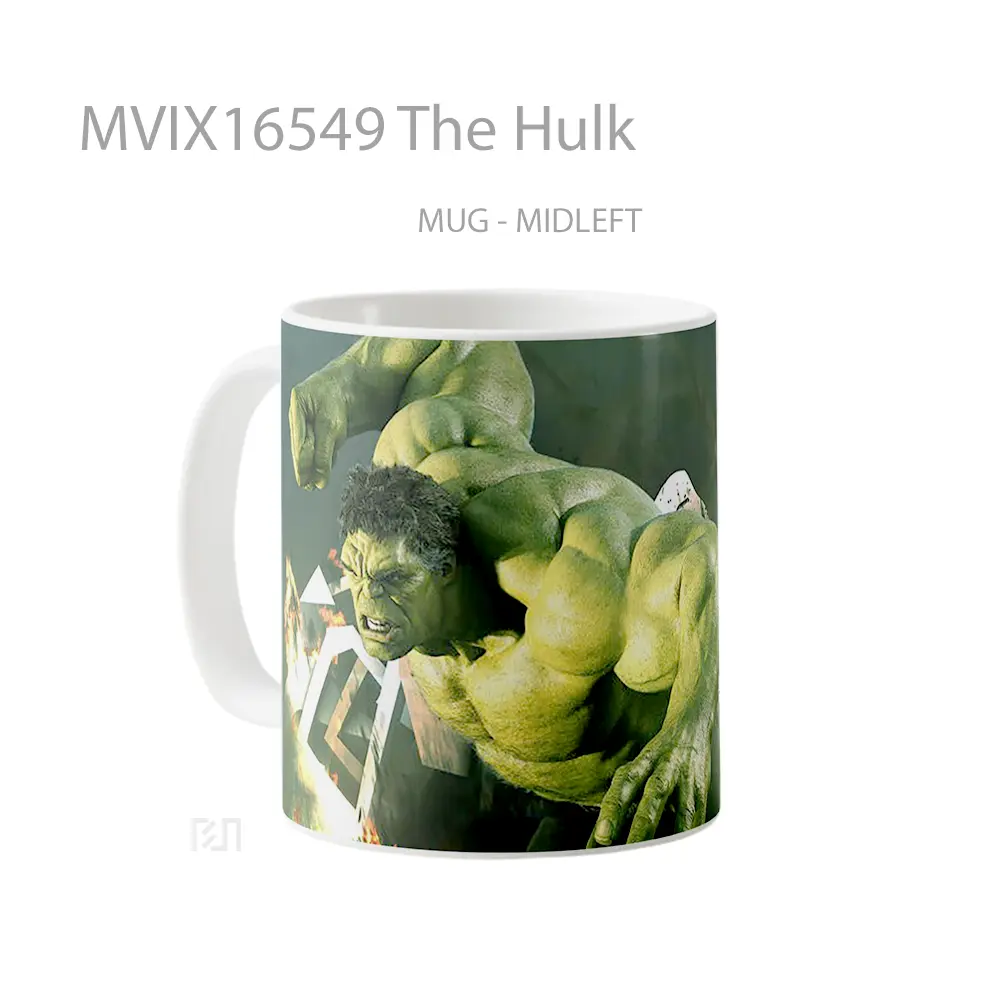 Mug The Hulk Full Wrap Lanscape - All-side / Desain