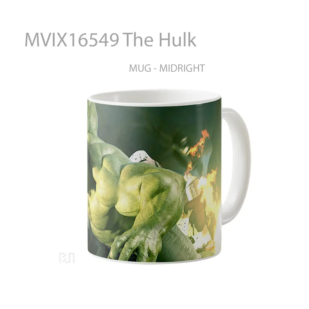Mug The Hulk Full Wrap Lanscape - All-side / Desain