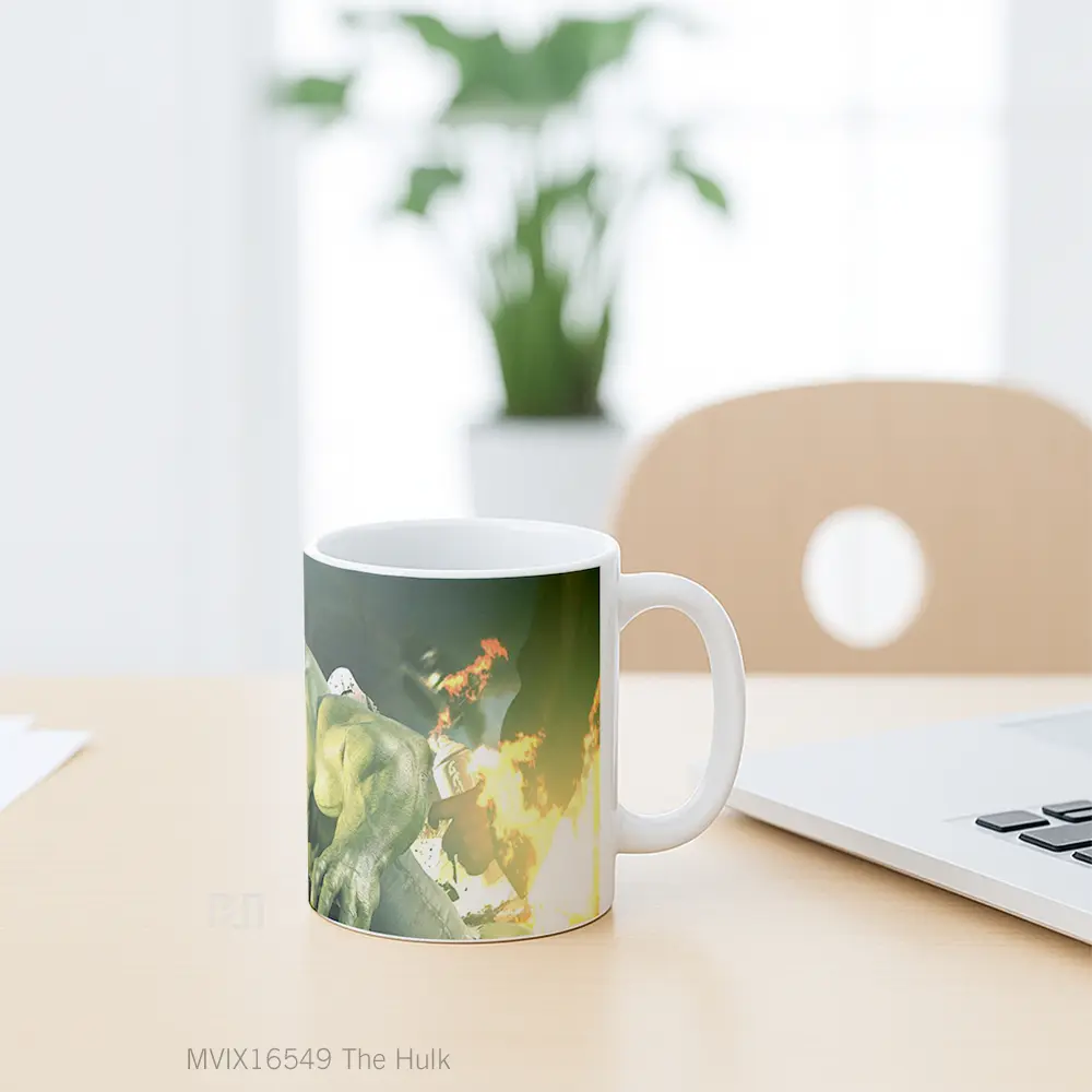 Mug The Hulk Full Wrap Lanscape - All-side / Desain