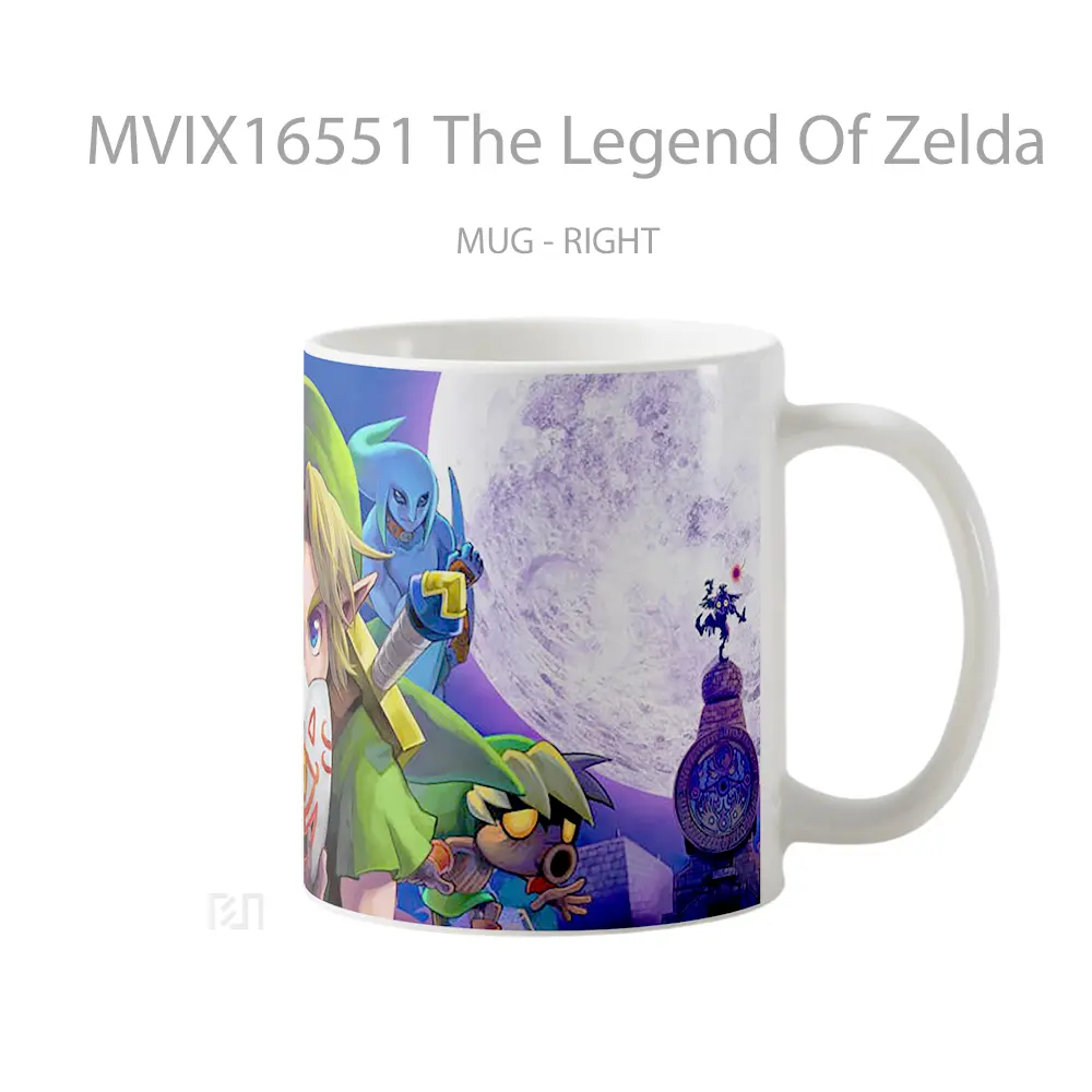 Mug The Legend Of Zelda Full Wrap Lanscape - All-side / Desain
