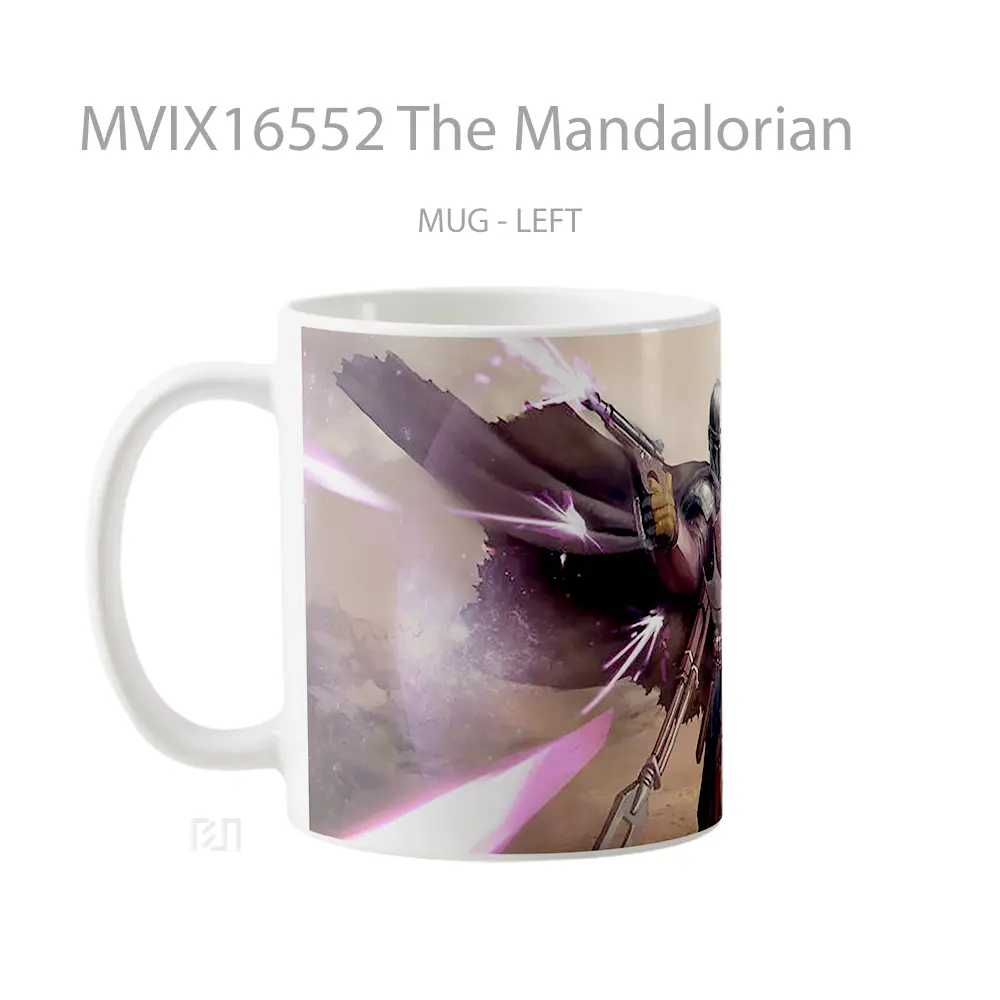 Mug The Mandalorian Full Wrap Lanscape - All-side / Desain