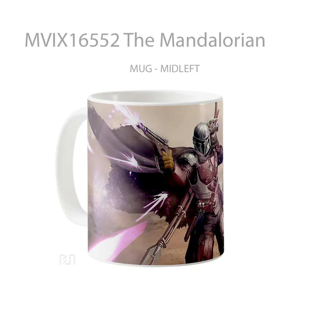 Mug The Mandalorian Full Wrap Lanscape - All-side / Desain