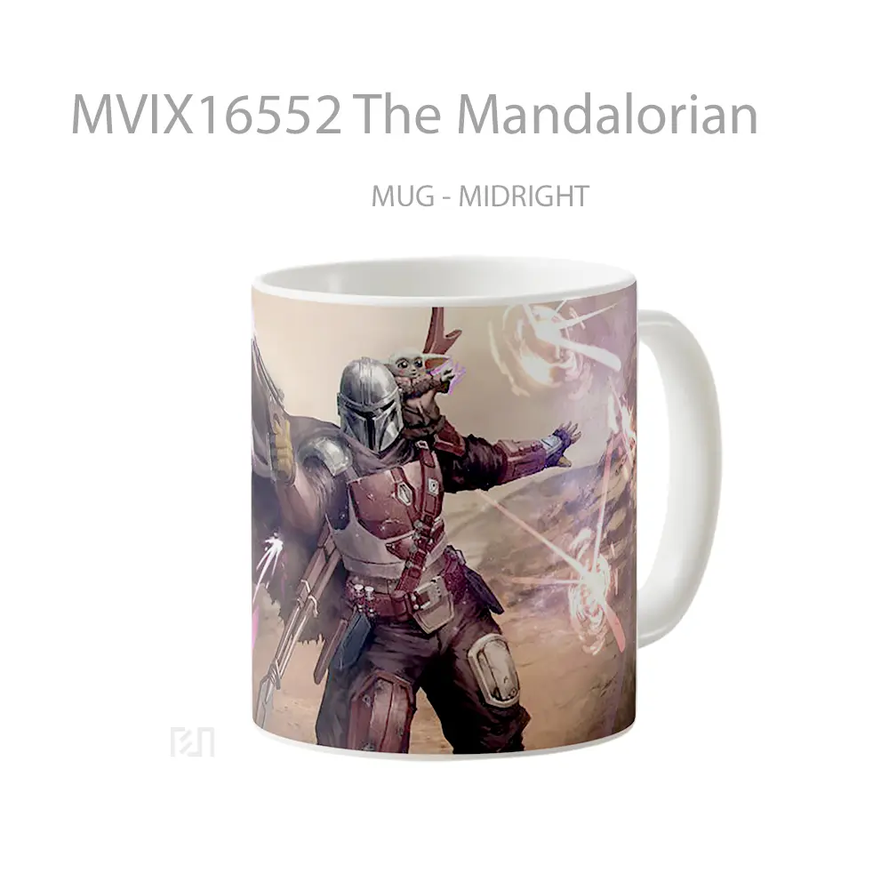 Mug The Mandalorian Full Wrap Lanscape - All-side / Desain