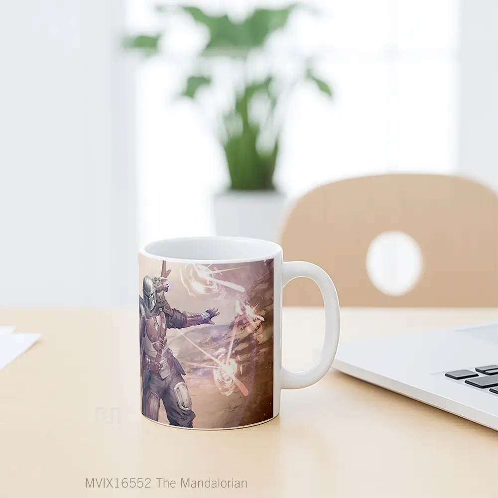 Mug The Mandalorian Full Wrap Lanscape - All-side / Desain