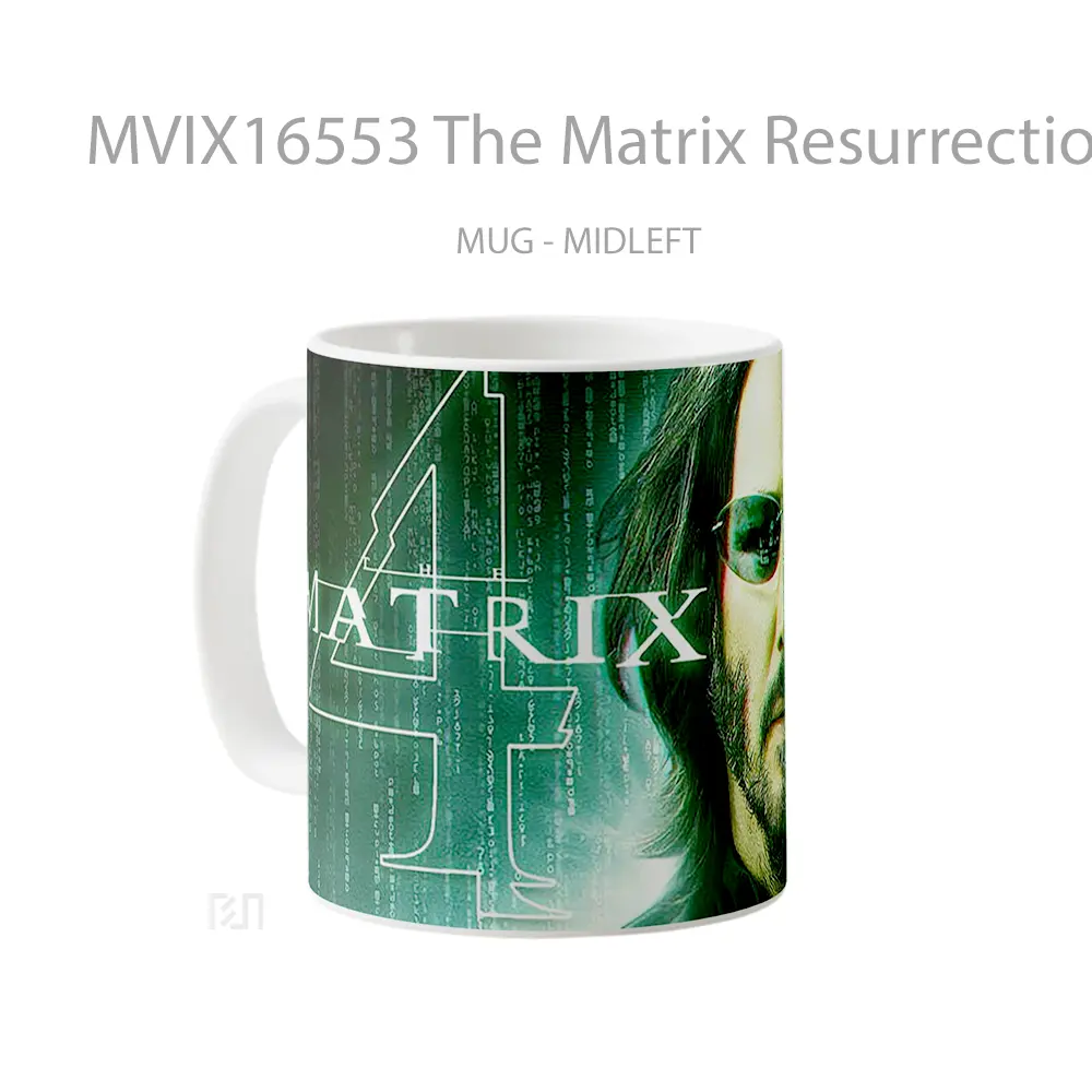 Mug The Matrix Resurrections Full Wrap Lanscape - All-side / Desain