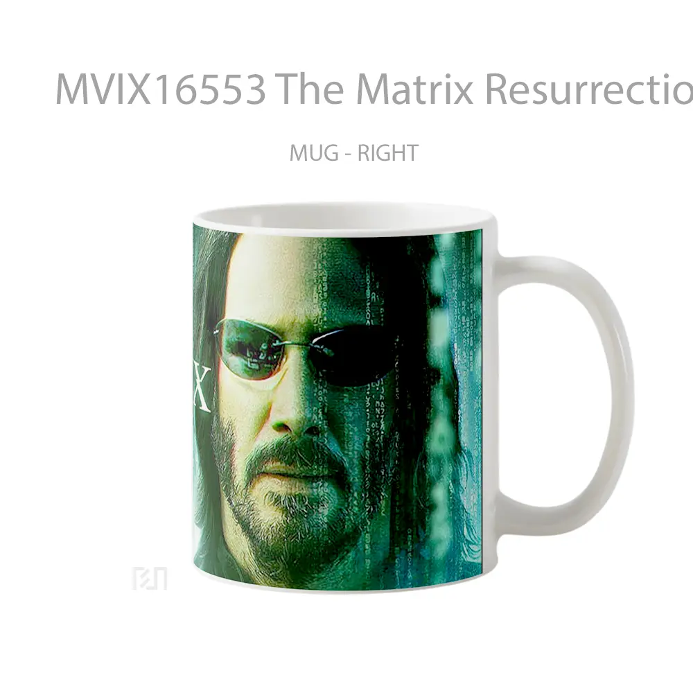 Mug The Matrix Resurrections Full Wrap Lanscape - All-side / Desain