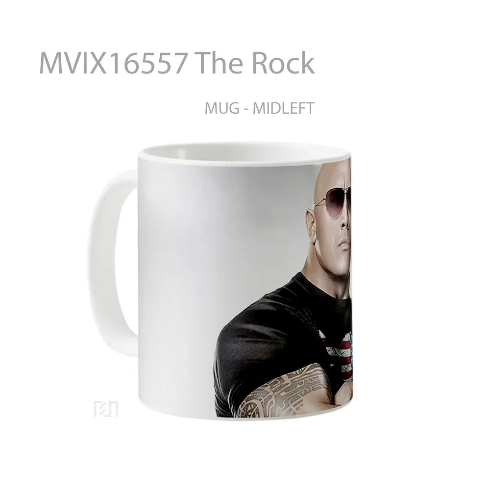 Mug The Rock Full Wrap Lanscape - All-side / Desain
