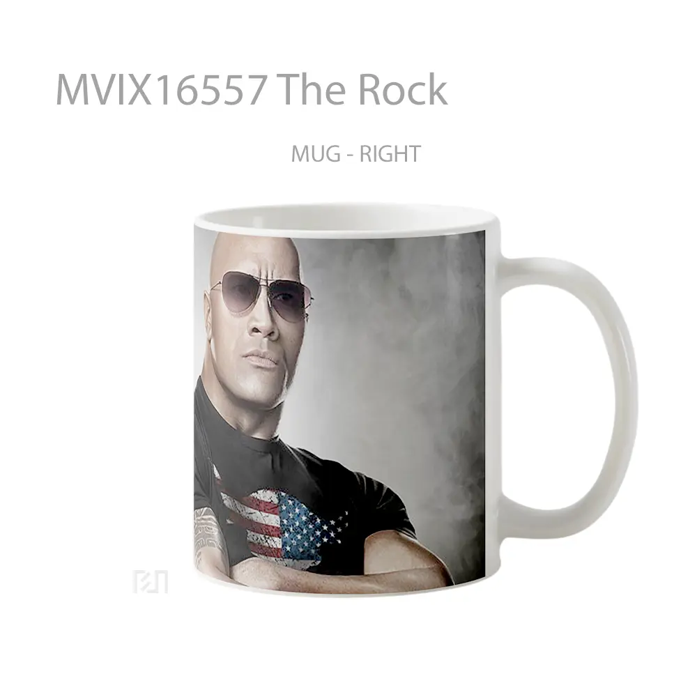 Mug The Rock Full Wrap Lanscape - All-side / Desain