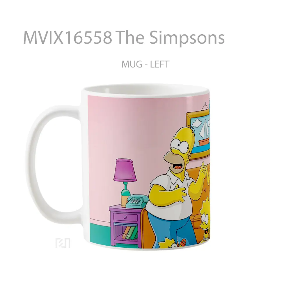Mug The Simpsons Full Wrap Lanscape - All-side / Desain